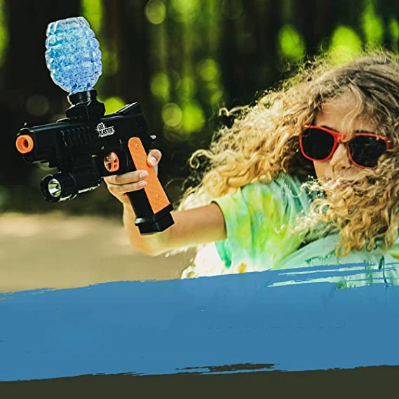 В комплект входит встроенный фильтр для гелевого пистолета, синий, зеленый, оранжевый, 5 л