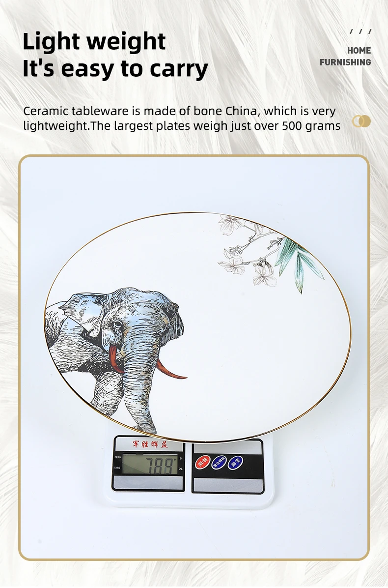 new design high quality ceramic dinnerware luxury plates sets cheap dinner plates with gold rim