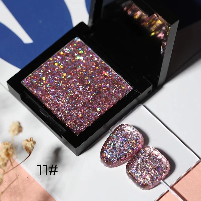2021 New Arrival Nail Polish 36 Colors Sequin Gel Solid UV Gel Polish with Glitter Nail Gel Polish