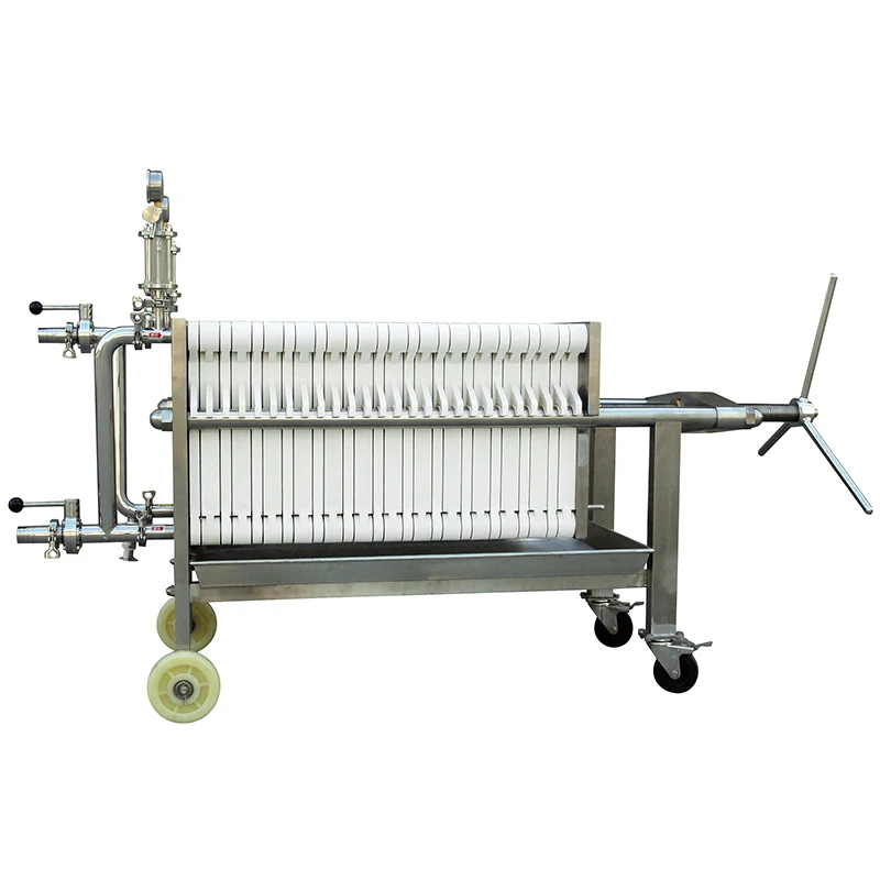 Rapeseed oil frame filter machine Coconut milk plate and frame filter