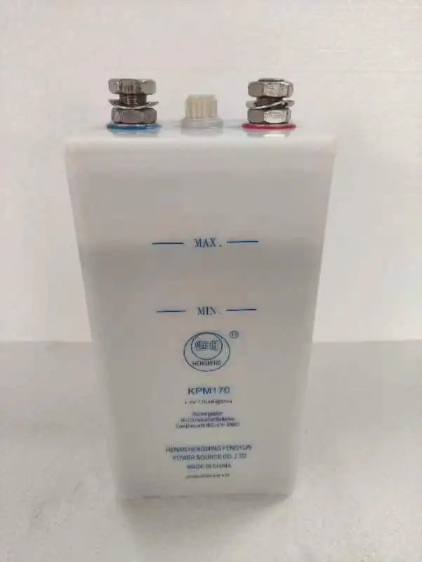 IEC60623 Nickel cadmium battery KPM140Ah  GNZ140Ah  series for traction,railway,UPS using