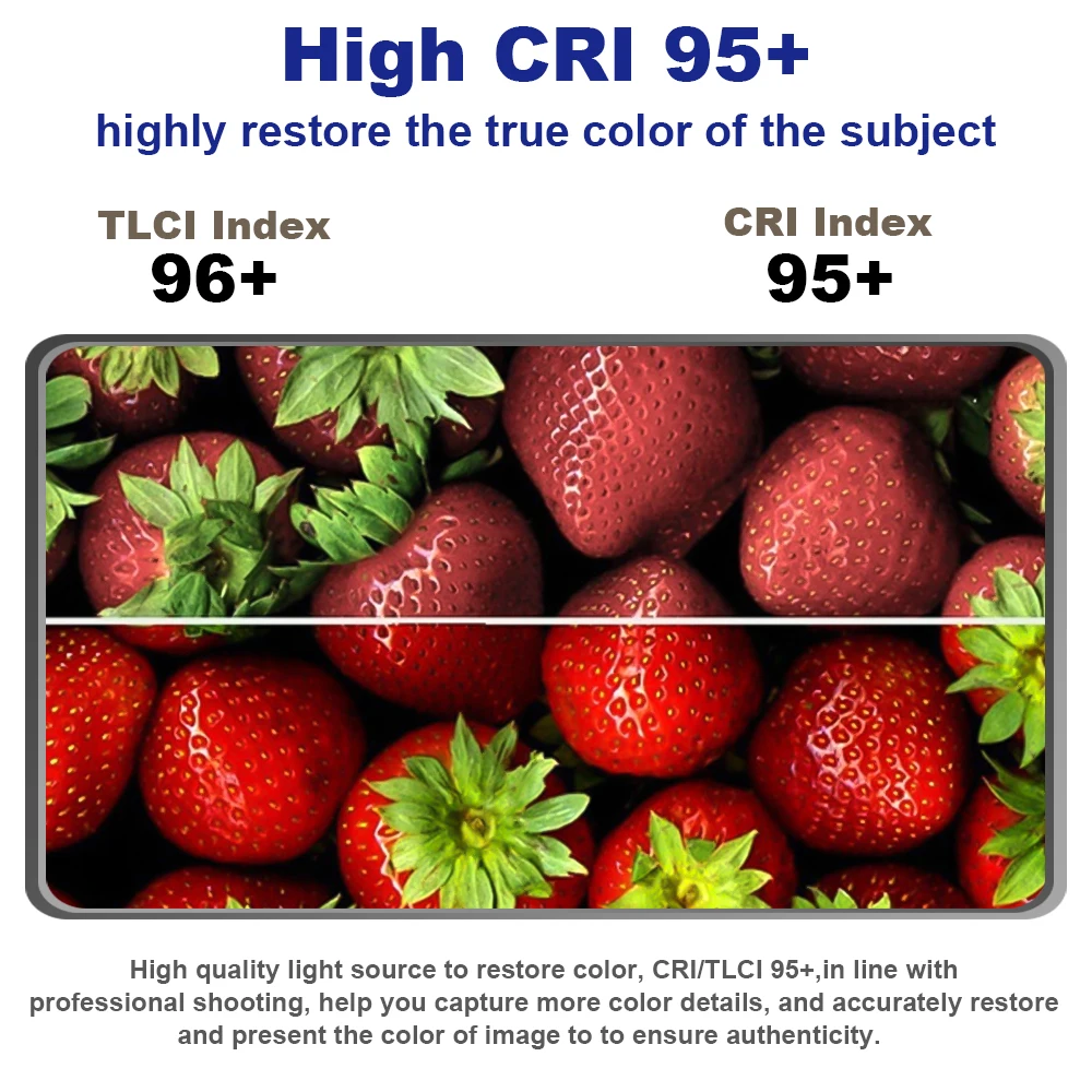 LUXCEO 100W Bi Color COB Spotlight Photographic Lighting Studio Photography Camera Photo LED Light Professional Lights for Video