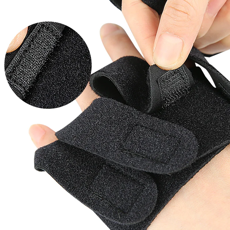 Finger Support Separator Adult Finger Immobilization Bandage Comfortable Adjustable Finger Splitting Gloves