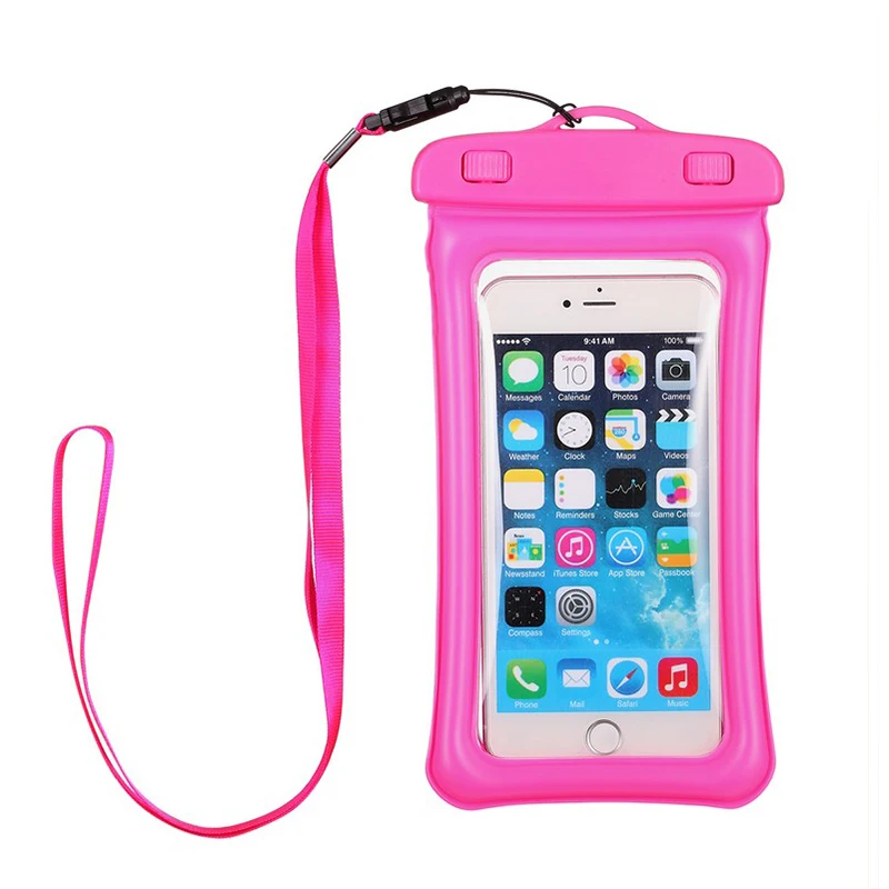 CE Certified Waterproof Swimming Bag Mobile Phone Case Cover Dry Pouch Universal Diving Waterproof Phone Bag