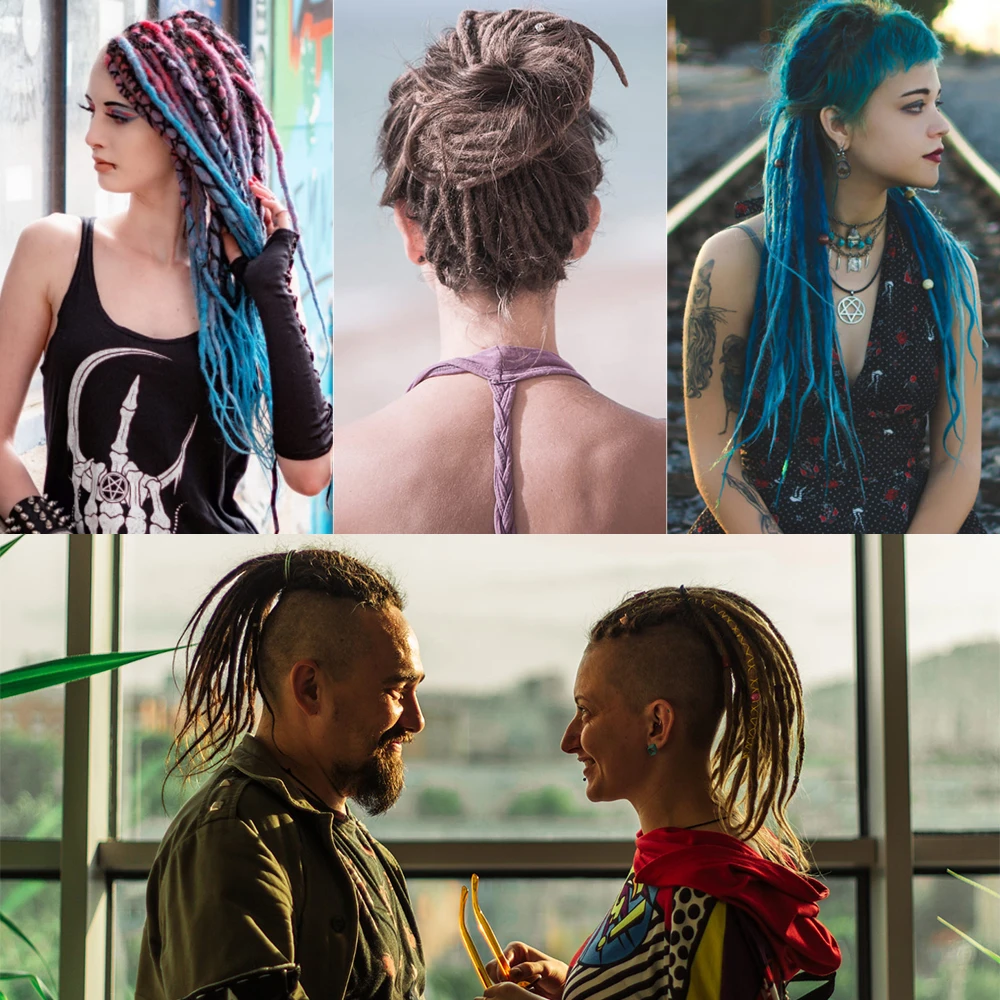 Hot Sale Dread lock Crochet Braids Hair Synthetic Dreadlocks Extensions For Black Hair Private Label Faux Dreadlocks