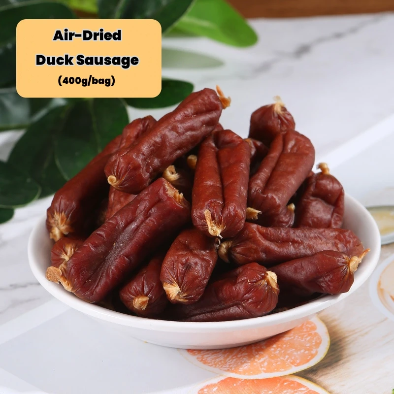 Factory Wholesale Dog Snacks 110g/bag 400g/bag Natural Chicken Dry Duck Slices Beef Strips OEM/ODM Pet Treats Food