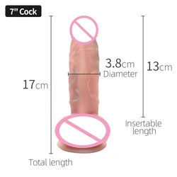 suction head female silicon artificial penis dildo sex toys for women masturbator