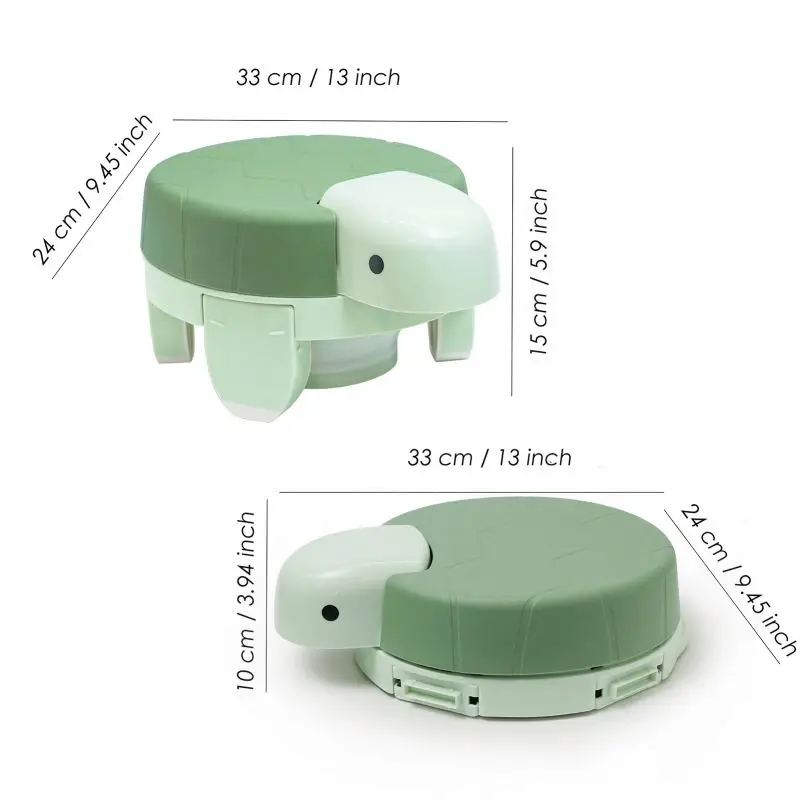 Plastic Kids Toilet Baby Potty Training Folding Toilet With Cover Sit Toilet Collapsible Travel Car Child Urine Basin Seat