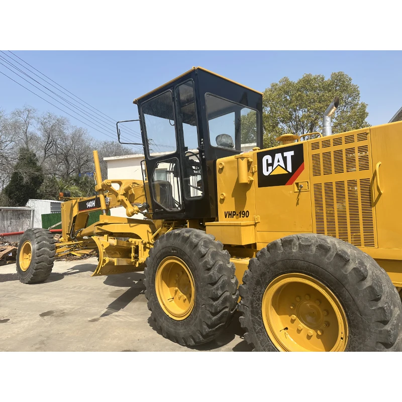 New arrival used land grader Machine 140H excellent condition wheel moto grader for sale