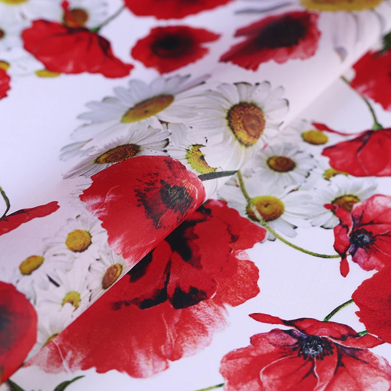 Stiff Natural Silk Organza Satin Digital Printing Fabric for Art Umbrella SuperSeptember