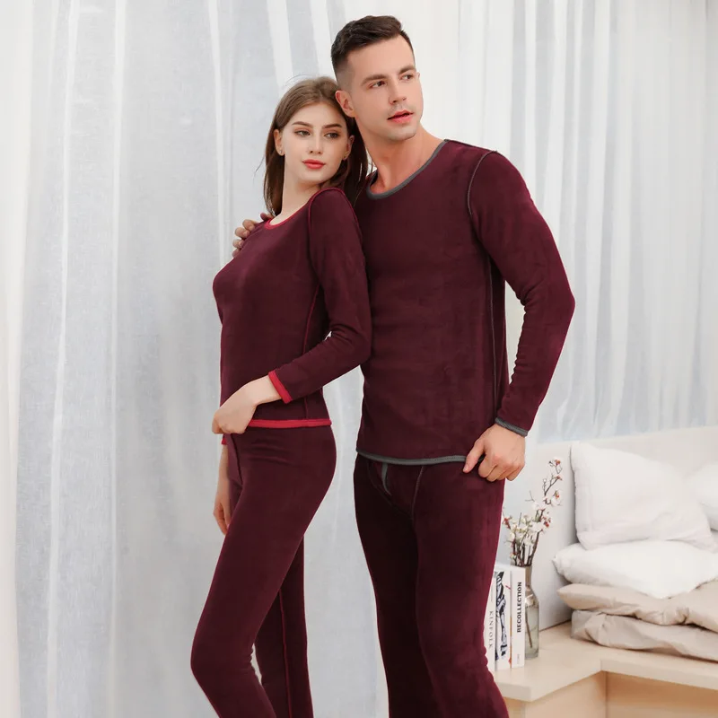 Winter Quick Breathable Origin Thermal Underwear Fleece-lined Hot Selling for Couple
