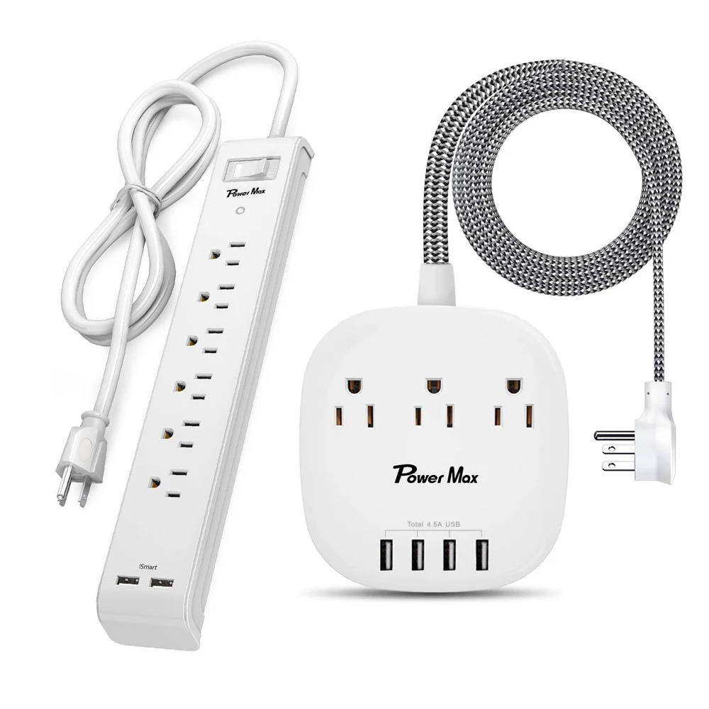 3 Outlets 3 USB tuya  Smart wifi Socket USB 8 Way Power Strip with Surge Protector smart wifi socket cruise ship power strip