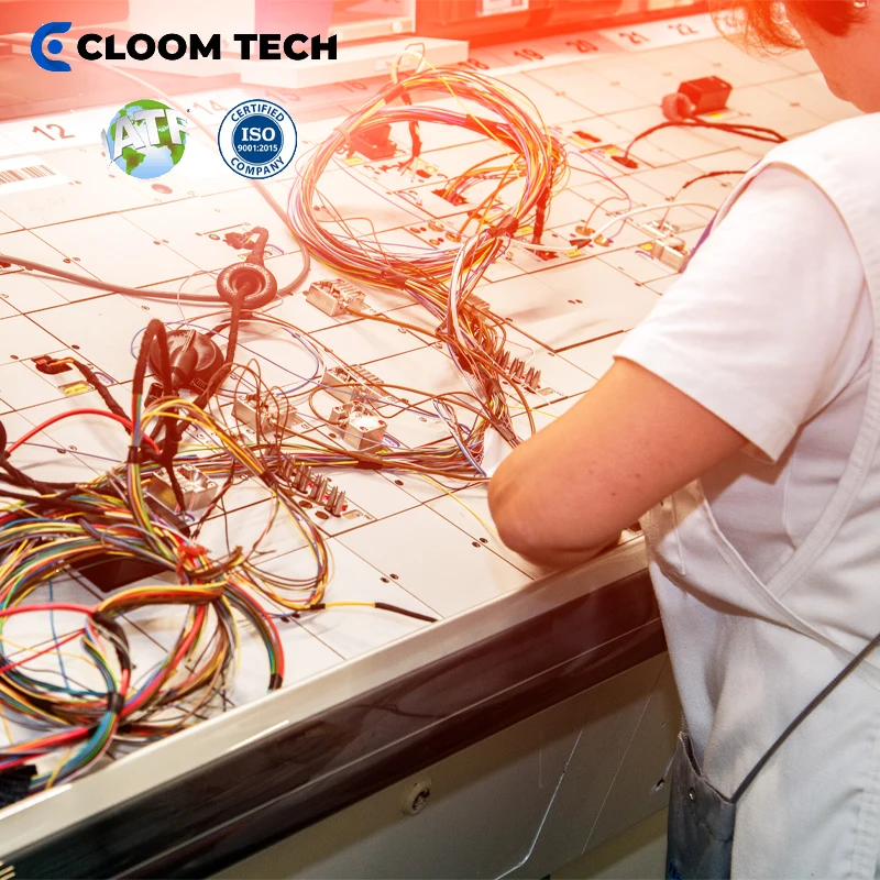 Custom Shielded Wire Harness Cables JST Molex Connector for Electronic Applications Manufactured by Wire Harness Manufacturer