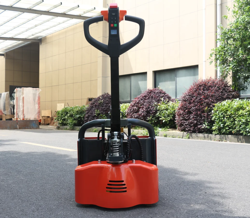 industrial 1.5Ton full battery charger pallet forklift truck straddle narrow fork small electric pallet truck