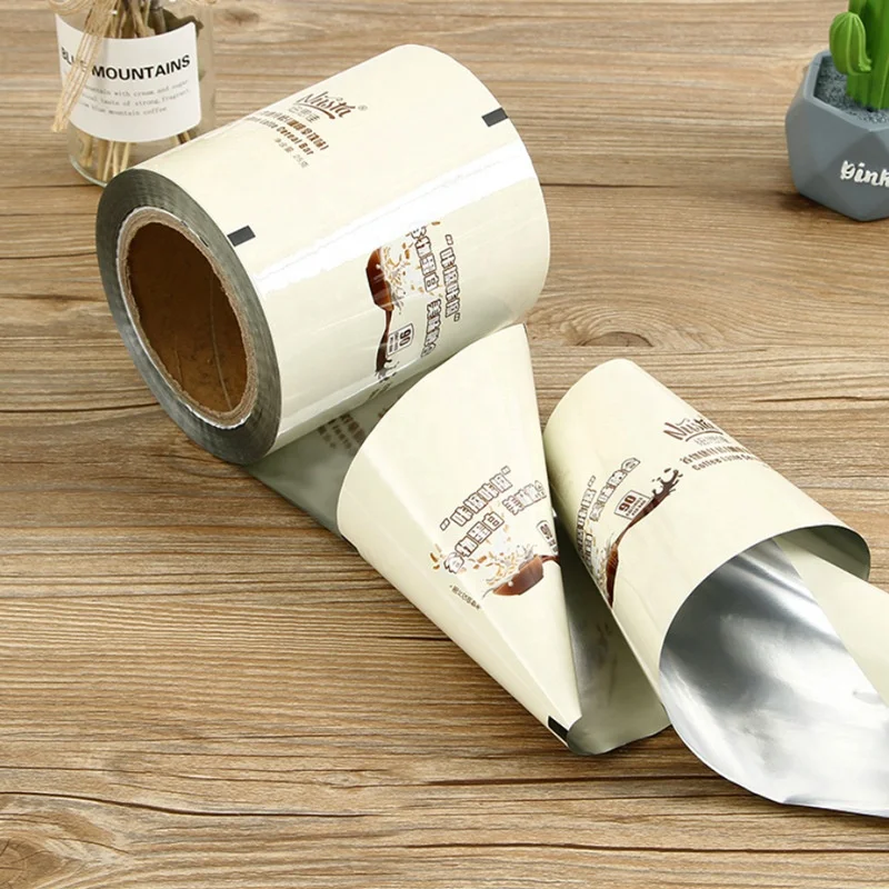 Food Grade Aluminum Foil Food Film Stretch Manufacturers Sealing Packaging Sauce Packing Roll Bags Mylar Pouch