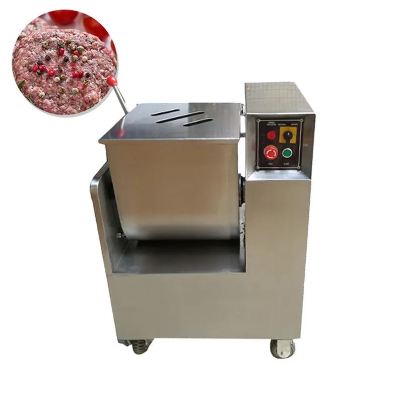 70KG/Batch Automatic Food Stuffers Mixing Machine Commercial Meat Vegetable Fillings Stirring Machine