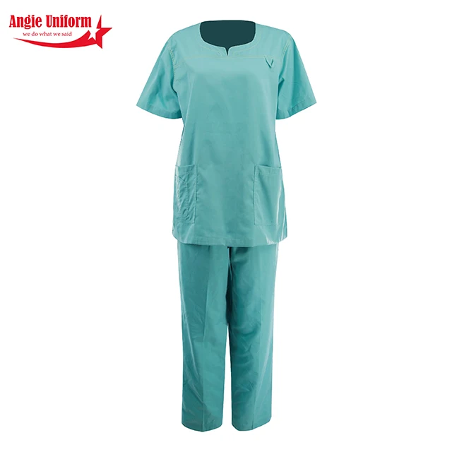 Factory Wholesale High Quality Short Sleeves Hospital Uniform Doctor Medical Scrub Suit Set Nursing Doctor Clothes Nurse