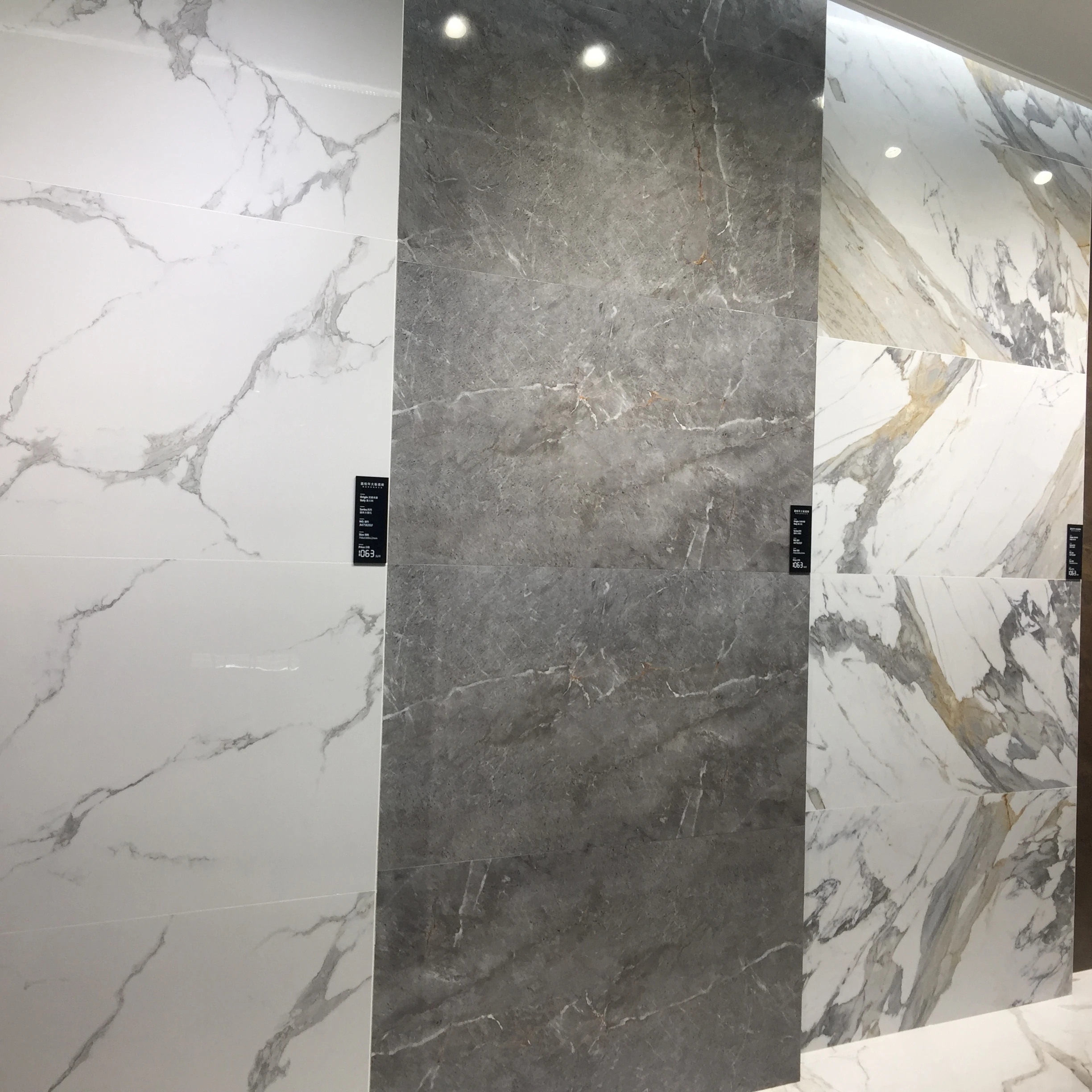 750x1500 мм 11 толщина серый мрамор полированный глазурованный керамогранит JM758248F