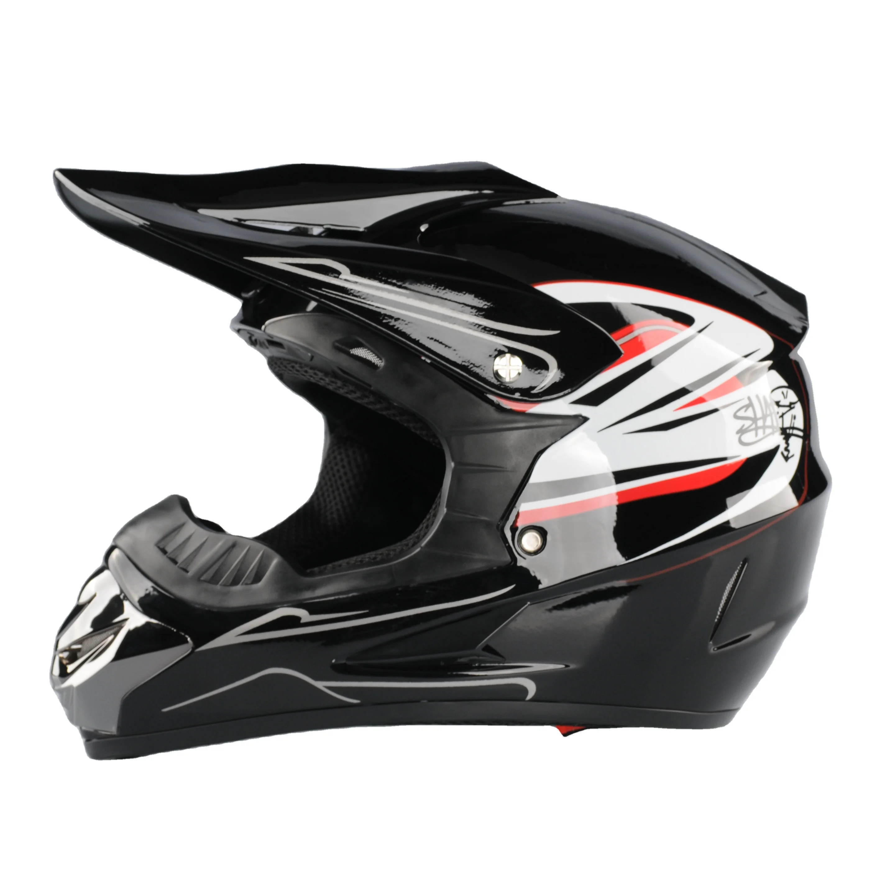 Cool Personality ABS Knight Predator Helmet motorcycle Full face Iron Warrior Man Safety cosplay helmet mask with braid