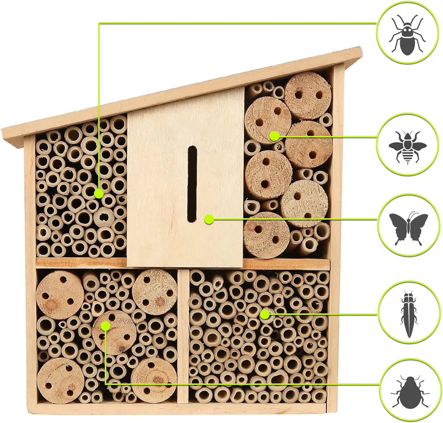 carpenter bee trap cell drawer organizations wooden bee house handmade flow bee hive insect hotel beekeeping box equipment