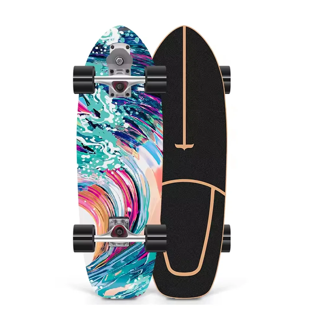 Wholesale professional skateboard manufacturer 7 ply Canadian maple complet skateboard