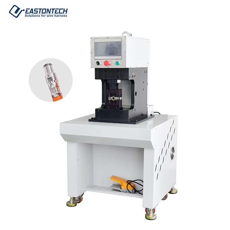EW-5180 High performance 30T servo new energy charging cable lug crimping machine