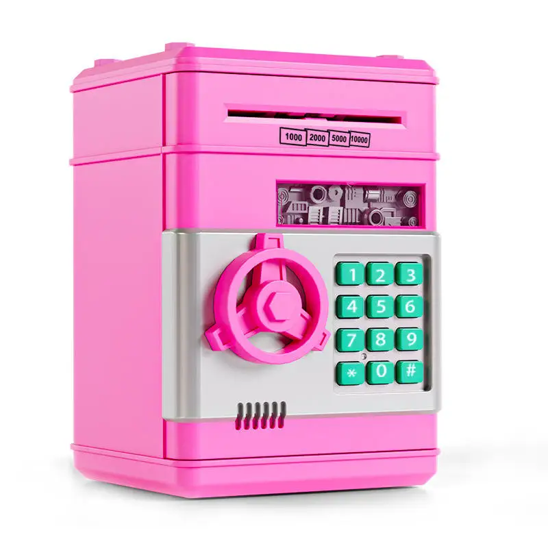 Hot Manufactures Electronic Piggy Bank Safe Money Box Children Digital Coins Cash Saving Safe Atm Piggy Bank