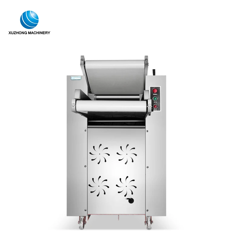 automatic dough kneading machine/electric dough pizza press machine/stainless steel pressing surface machine