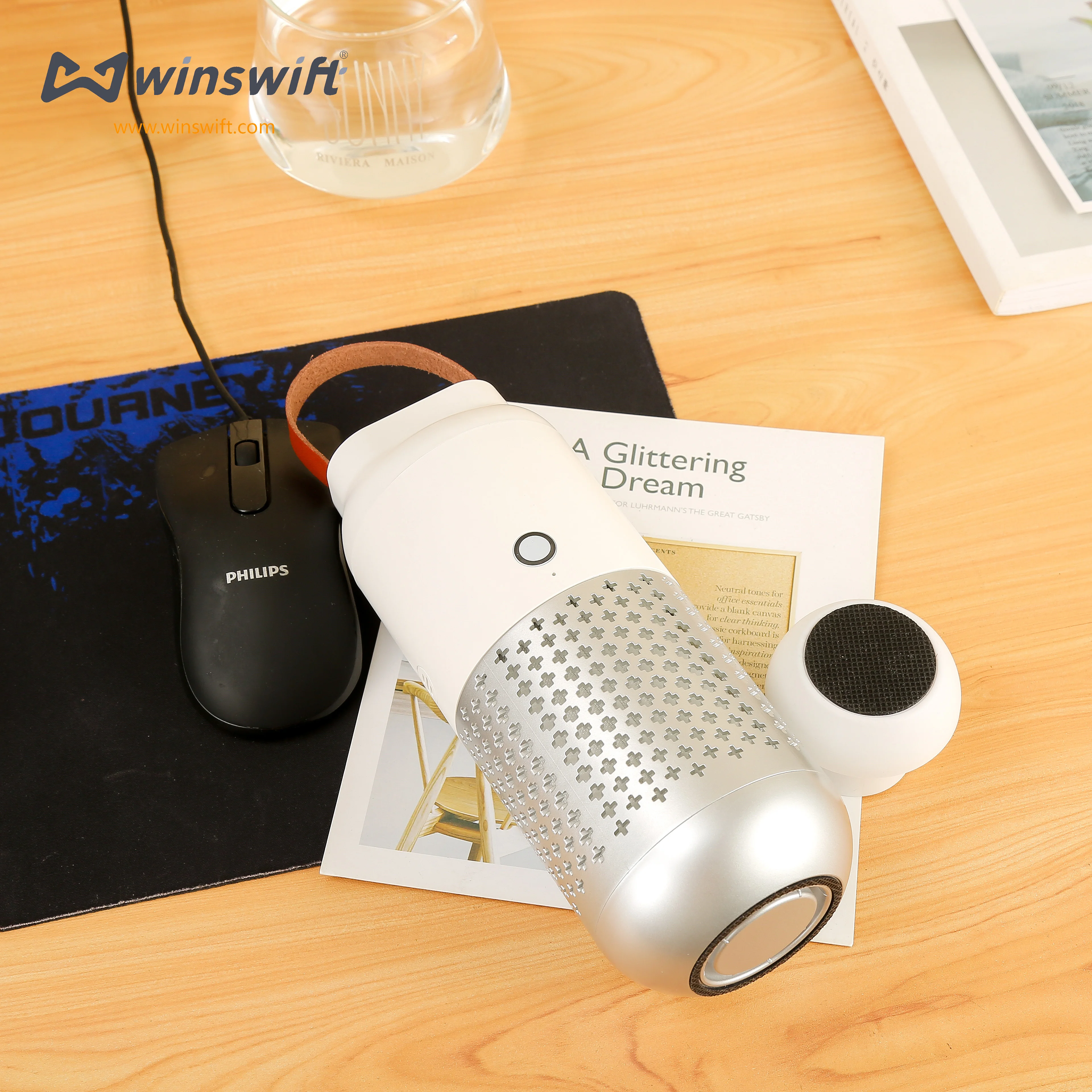 
Korea design Air Humidifier Car Air Purifier Portable Romantic Color Light Ultrasonic Humidificador Hydration Mist Spray 