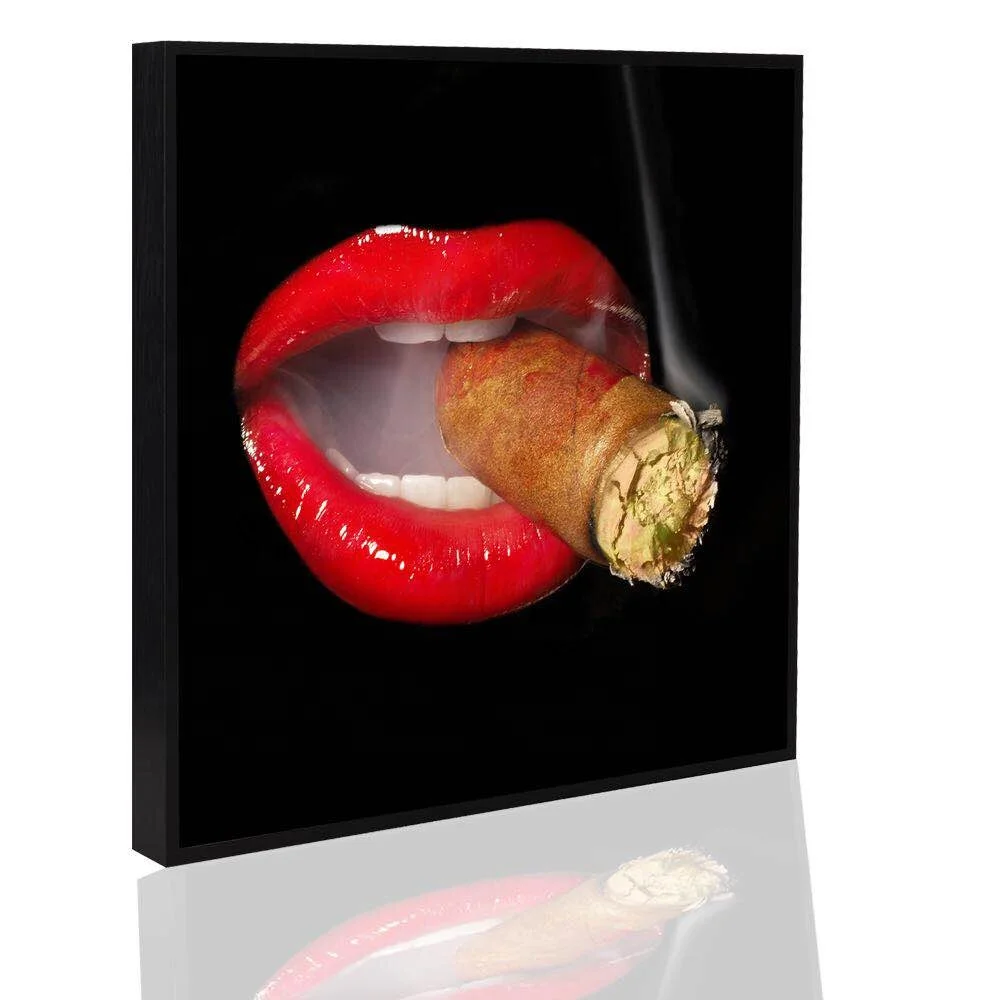 Cheap modern style digital printing canvas wall art canvas with led light and bluetooth for home