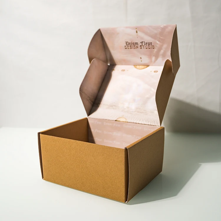 Custom gift box Full Color Print book cutout wrapper box Easy Fold Cardboard Book Mailer Boxes