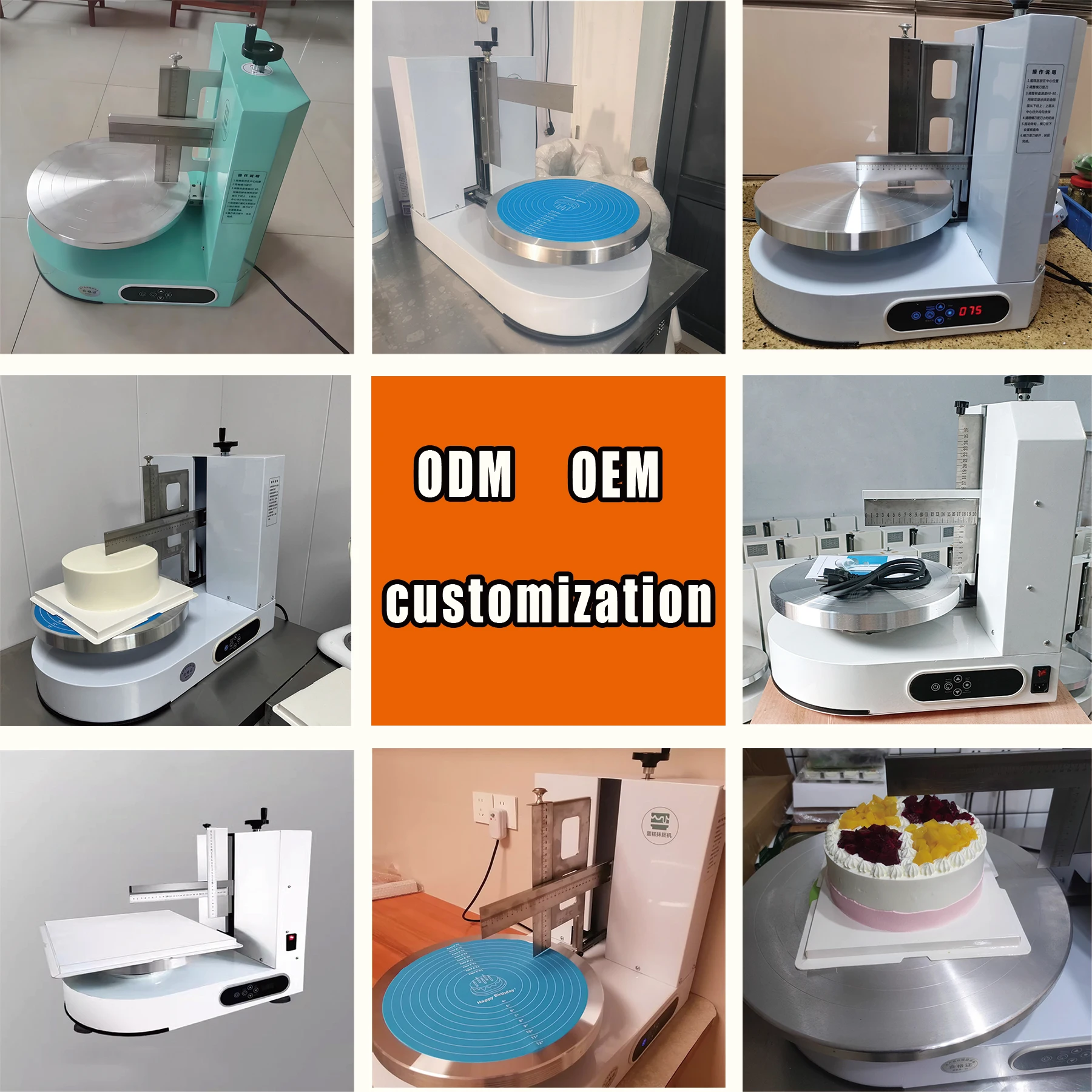Depositor Cream Ice Cake Coating Frosting Decorating Icing Machine