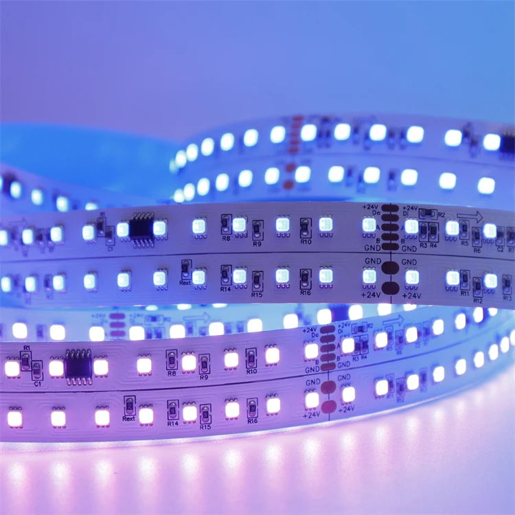 Лидер продаж Высококачественная Светодиодная лента RGB 10IC полноцветная мягкая световая для украшения танцевальной вечеринки