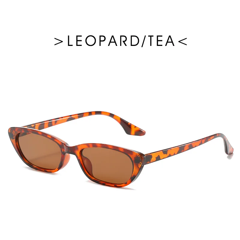 2023 Ins Popular Fashion Cat Eye Colorful Sunglasses Women Retro Oval Gradient Men Blue Pink Sun Glasses