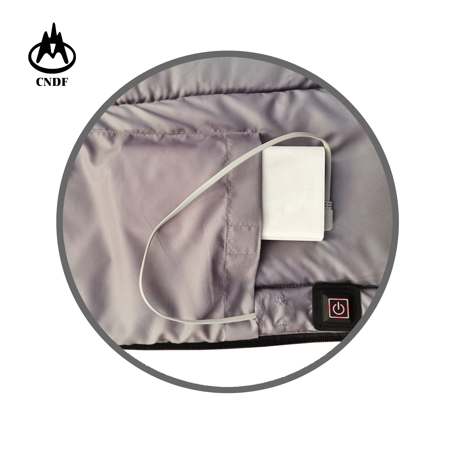 customize USB Heated Sleeping Bag, Washable, Waterproof, Envelop with Hood, Warm for Winter Outdoor Camping