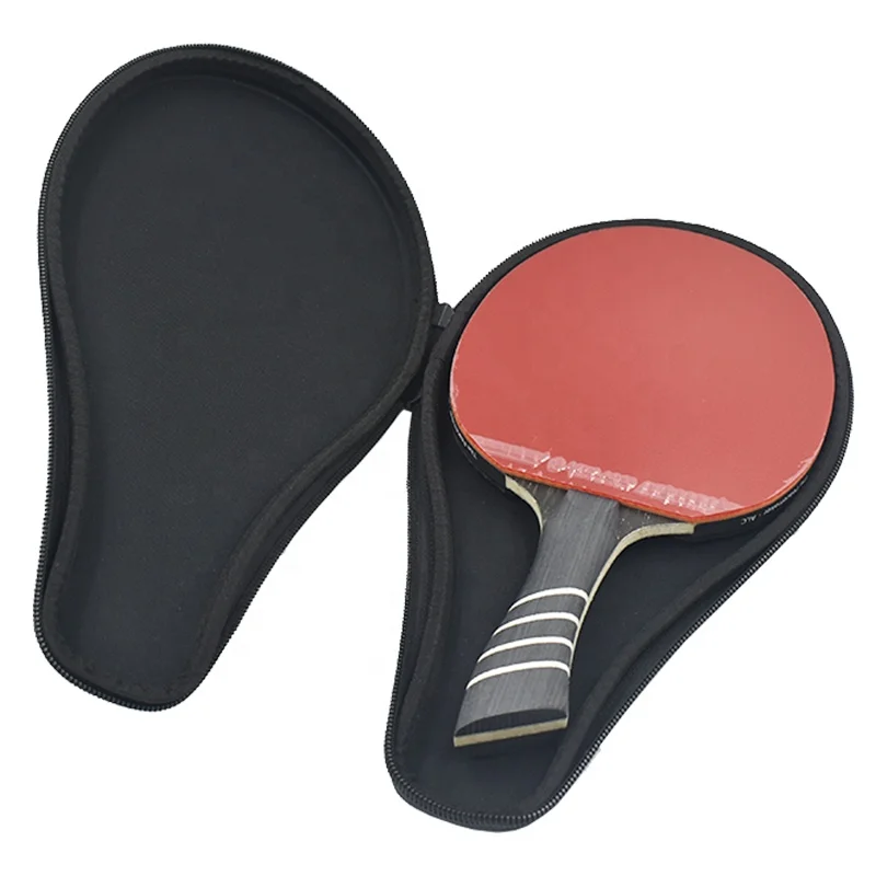 Wholesale Professional Hard Carry case for Table Tennis Racket Slim Portable Eva Ping Pong Paddle Racket case with logo