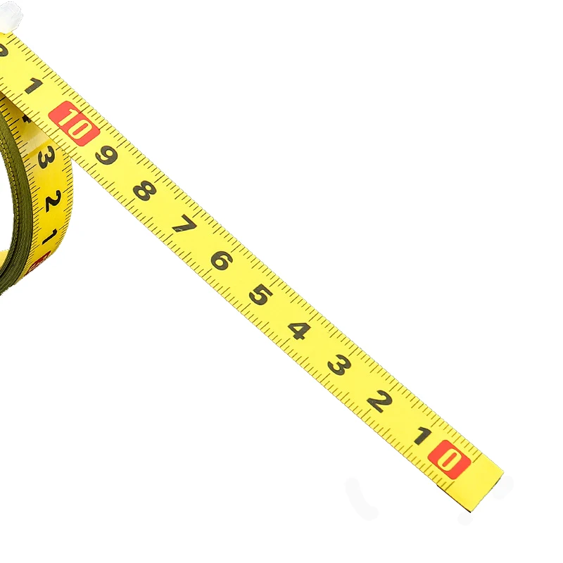 Self-Adhesive Measuring Tape Table Saw Steel Ruler 1M-5M Yellow White Strong Sticky Fastpad Standard Reverse Measuring Tape