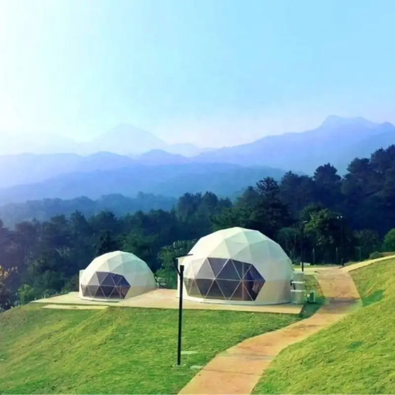 Internet celebrity the same style glamping tent garden business party can be customized activity dome spherical tent