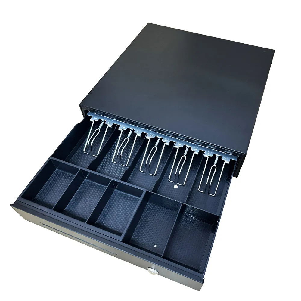 HER-415A Wholesale 5bills 8coins Metal Cash Drawer Cabinet Cash Box