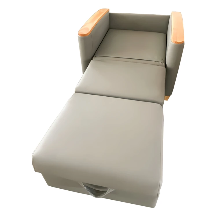 Hospital Patient Multi-Functional Sleeping Sofa Family Accompany Chair Bed Visitor Attendant Couch With Storage Compartment