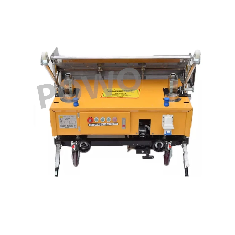 800--1000mm New Technology Automatic Concrete Wall Cement Plastering Machine Render