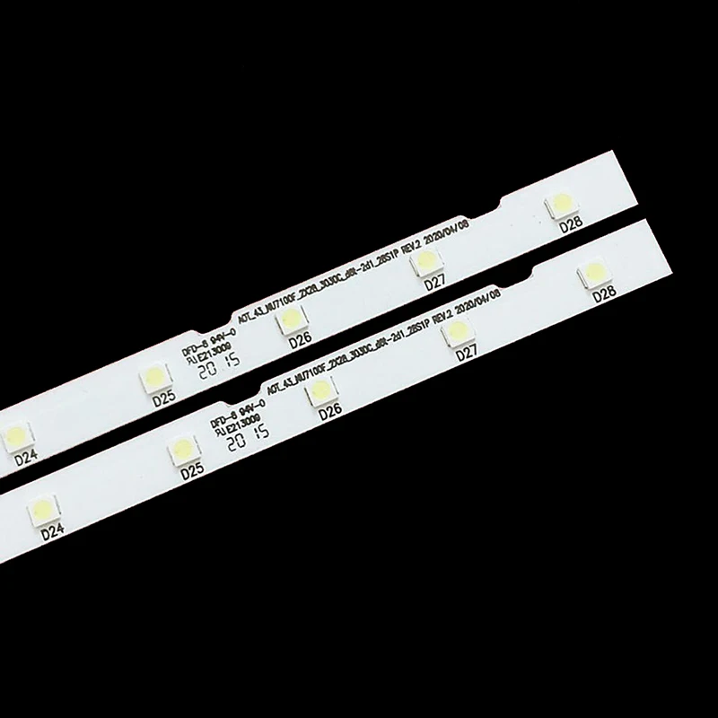 ТВ подсветки комплект un43nu7100 для samsung 43NU AOT_43_NU7100F_2X28_3030C BN44-00947A UE43NU7120U подсветка панели