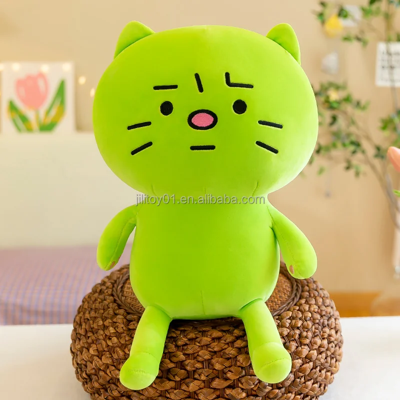 car pillow soft plush toys baby stuffed animal cat doll