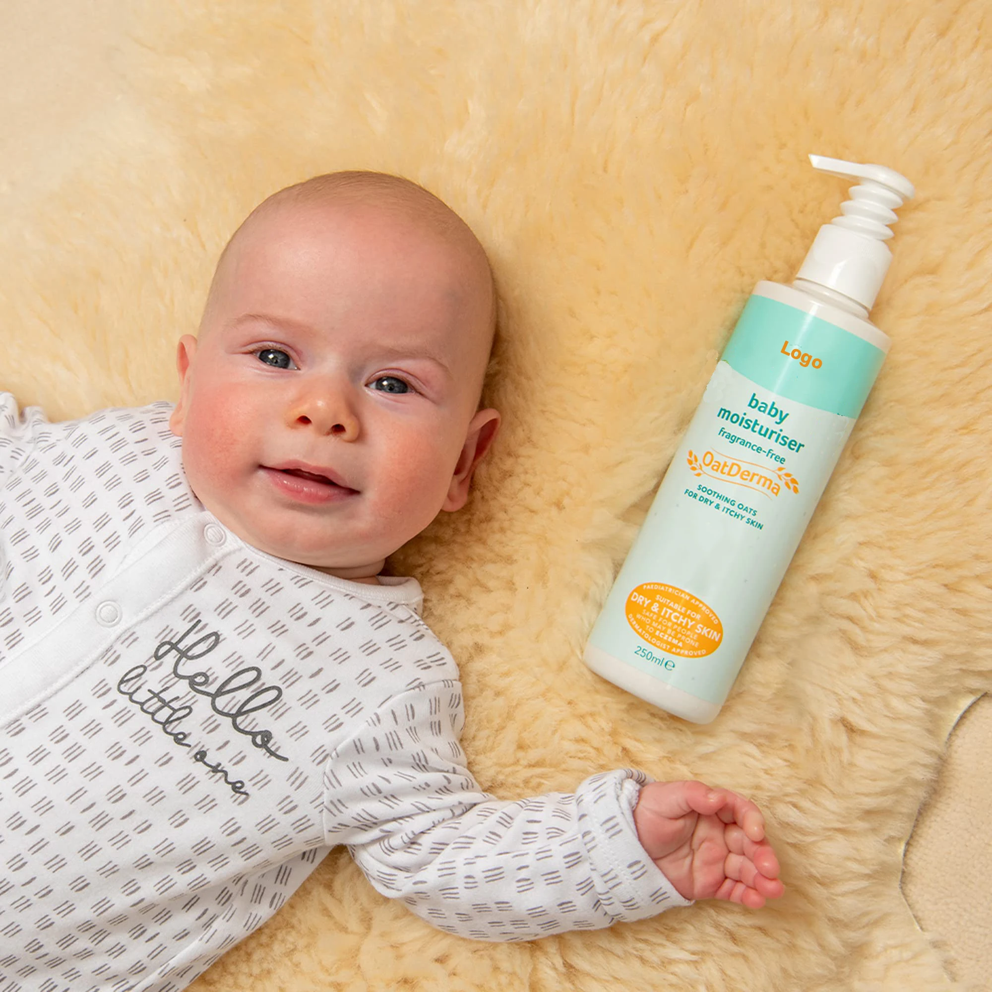 Private Label Hot Selling Skin Friendly High Moisturising Cream Fragrance Free Kids Lotion