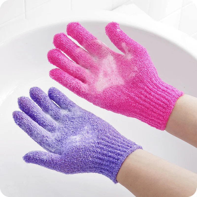 Bath For Peeling Exfoliating Mitt For Shower Scrub Mittens Resistance Body Massage Sponge Wash Skin Moisturizing Spa Foam