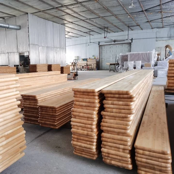 New Solid Wooden  Panel Birch finger jont locker bonch worktop board