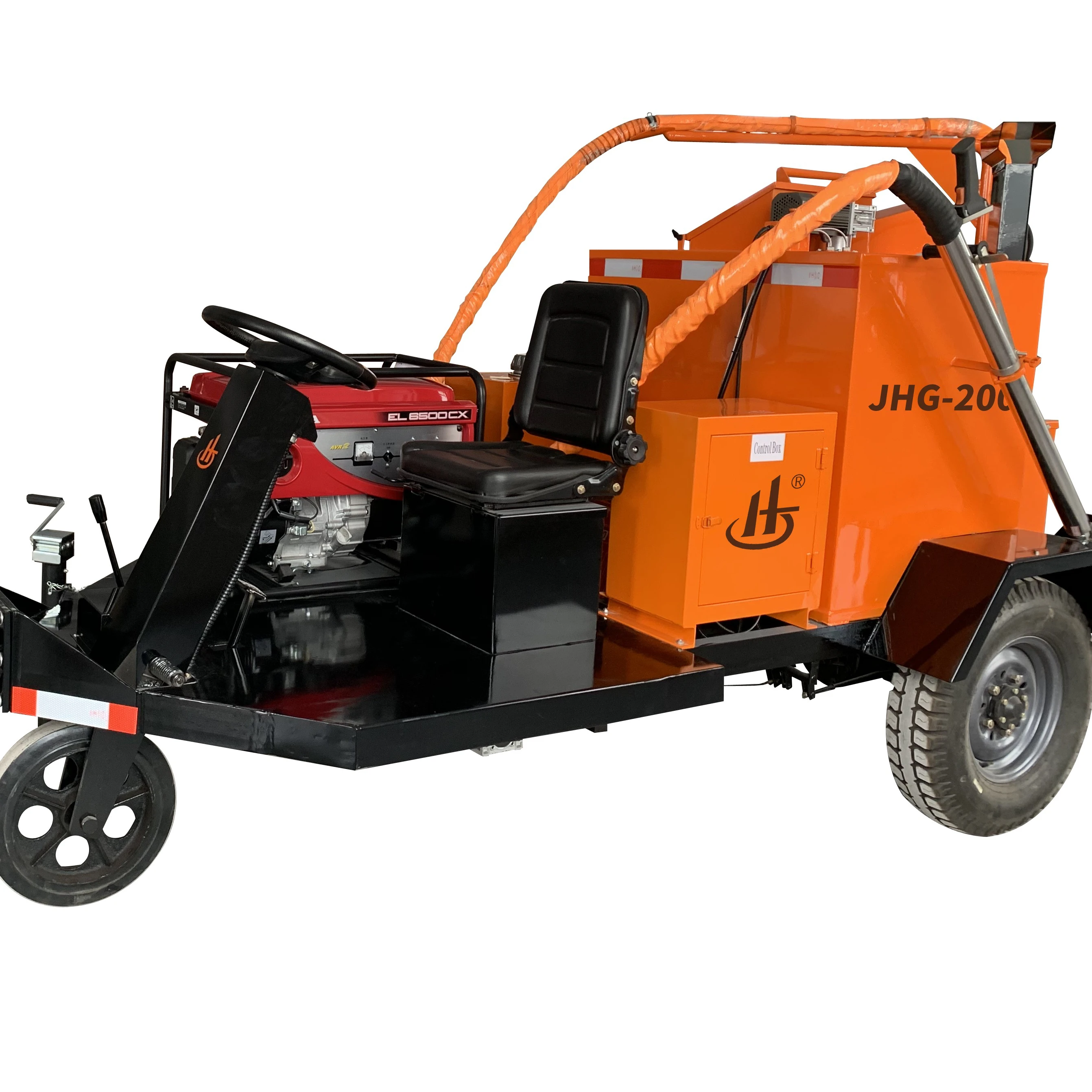 Infrared Asphalt Heater Petrol Engine Paving Machine Road Filling Machine