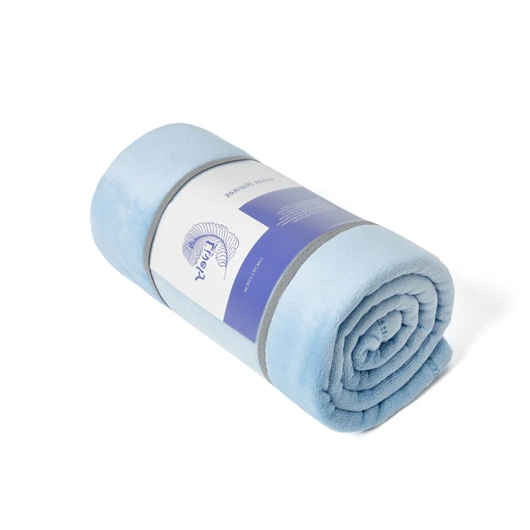 
Hot sale Custom Solid children Flannel cheap fleece Sleeping Baby Blanket 