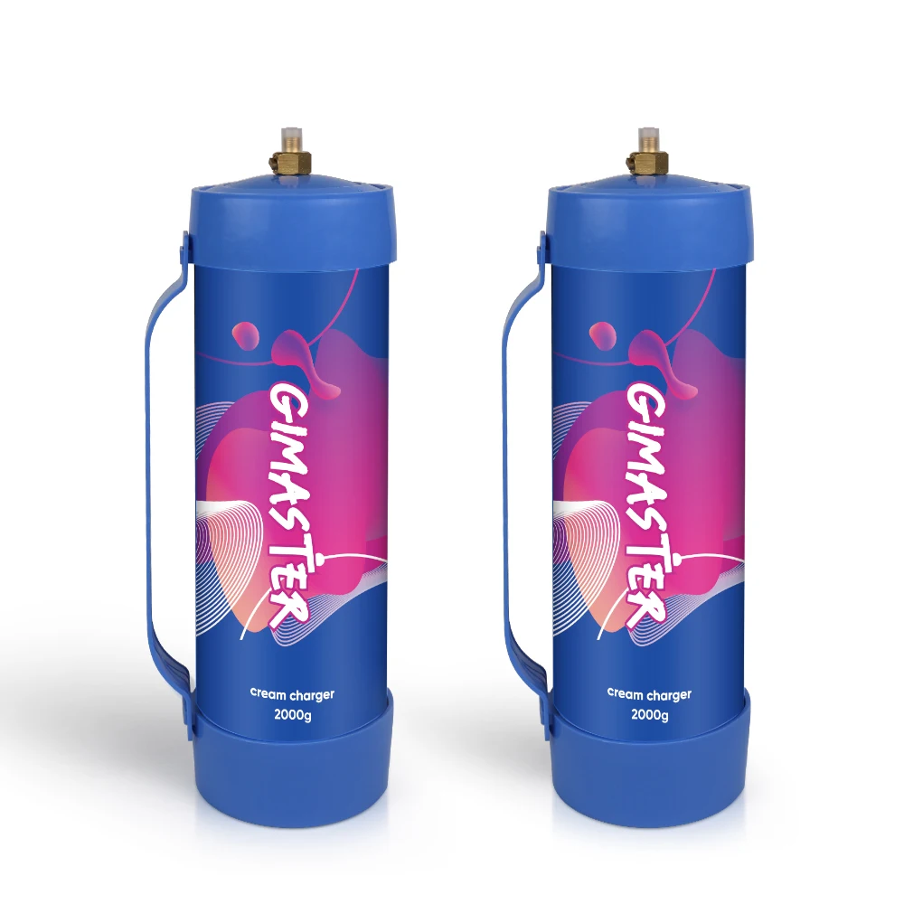Gimaster Gas Cartridge Whip Cream Bottle Gas Whip Cream 3.3L  Ideal for Coffee Shops & Bakeries
