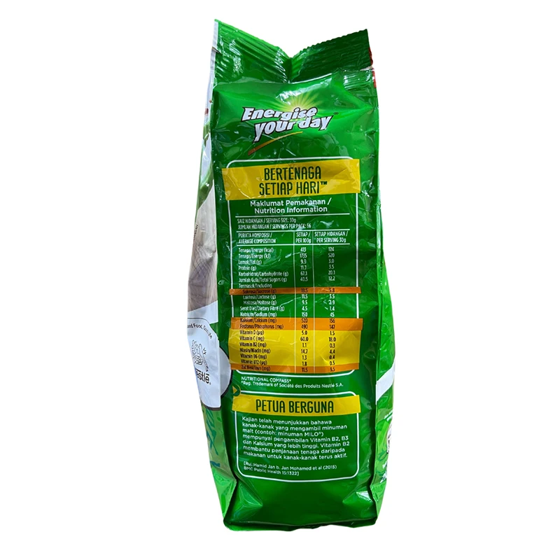 Class 1 Premium Nutrition MILO Cocoa Powder Refill Pack 2KG Delicious Drinks with Choco-malty Taste